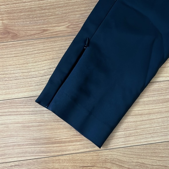 Black Lace-up Feather Tie Pants Sz 40 - Picture 4 of 7